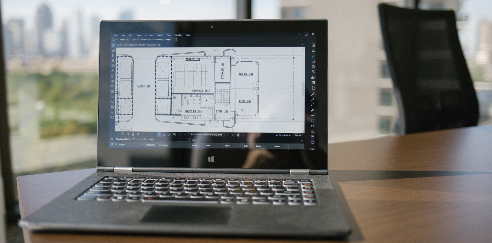 Bluebeam Revu 2018 Header